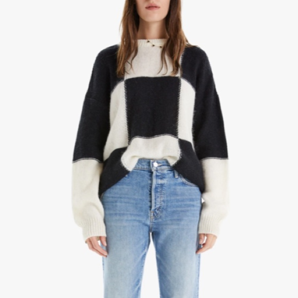 🍂 PERFECT FOR FALL: MOTHER Long Drop Alpaca Jumper